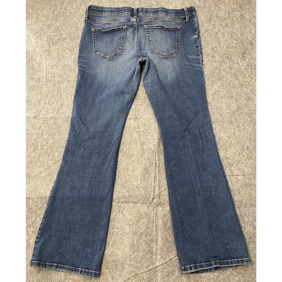 Isabel Maternity Womens Skinny Bootcut Jeans Sz 14 Medium Wash Stretch Denim - Picture 9 of 9